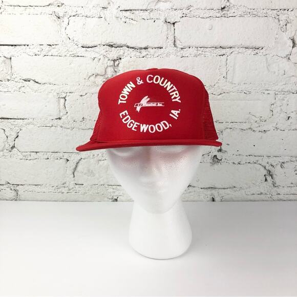 Vintage Town & Country Iowa Snapback Hat - Picture 2 of 7